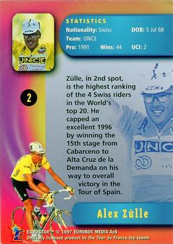 1997 Eurostar Tour de France #2 Alex Zulle Back